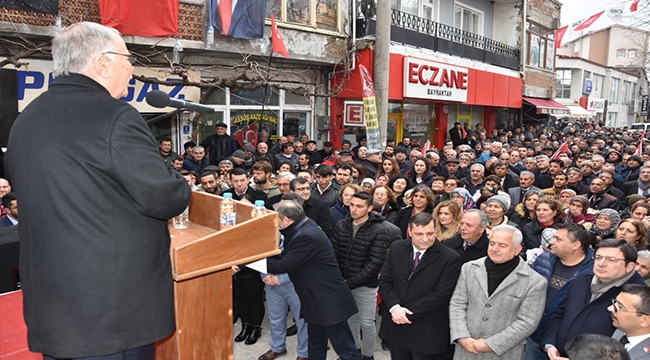 CUMHURİYET HALK PARTİSİ AYVACIK SEÇİM BÜROSU AÇILIDI