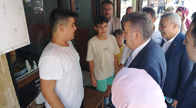 YAZICI VE GİDER ESNAF VE VATANDAŞLAR İLE BULUŞTU