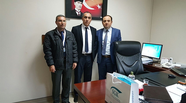 Çanakkale SGK İl Müdür V. Ercan'dan Diş Hekimlerine ziyaret…