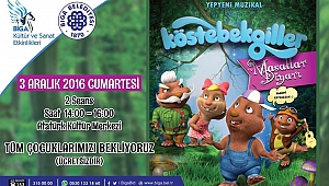 Köstebekgiller, Biga Atatürk Kültür Merkezi'nde çocukları bekliyor