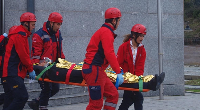 Afet Eğitim Topluluğu Tatbikata Katıldı