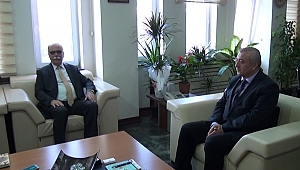 Başkan Gökhan, Emniyet Müdürü Celal Sel'i Ziyaret Etti.