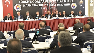 Biga TSO Başkanı Şadan Doğan Marmara Trakya toplantısına katıldı