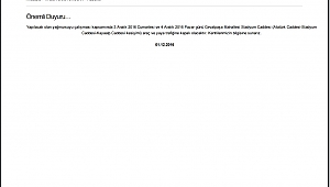 Çanakkale'de Yağmur Suyu Kanal Çalışması