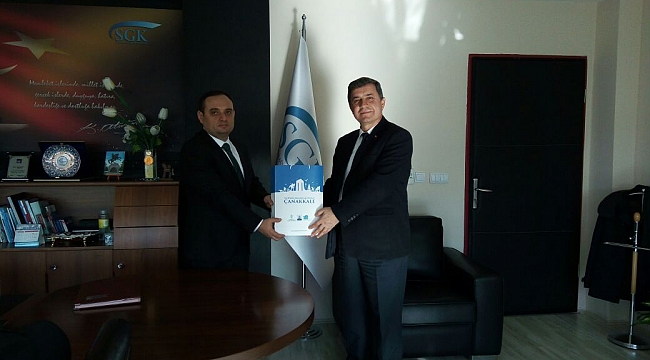 Çanakkale İl Müdürü Ercan'dan ziyaretler