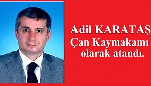 Çanakkale Vali Yardımcısı Çan´a Kaymakam Oldu