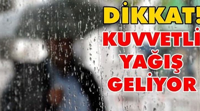 Çanakkale'ye Yağış Geliyor