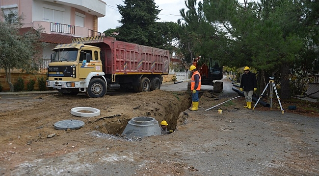 Dardanos – Güzelyalı Teknik Altyapı Çalışmaları Devam Ediyor