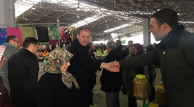 Pazaryerinde sürpriz ziyaret