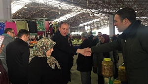 Pazaryerinde sürpriz ziyaret