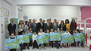 Tarihi alan çocuk haritası dağıtımı yapıldı