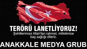 Terörü Lanetliyoruz!
