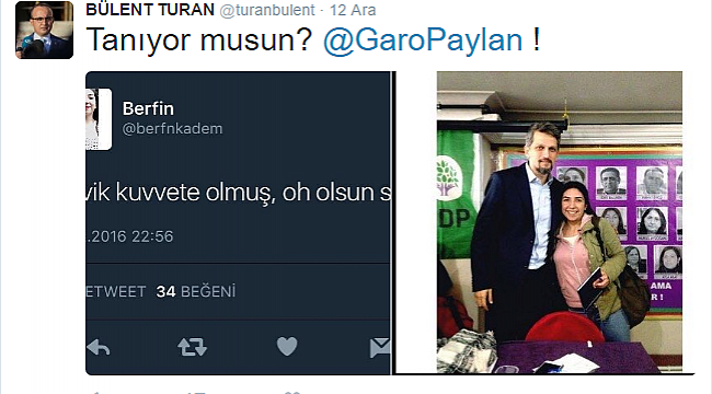 Turan'dan HDP'ye "Barış dediniz barışı kirlettiniz"