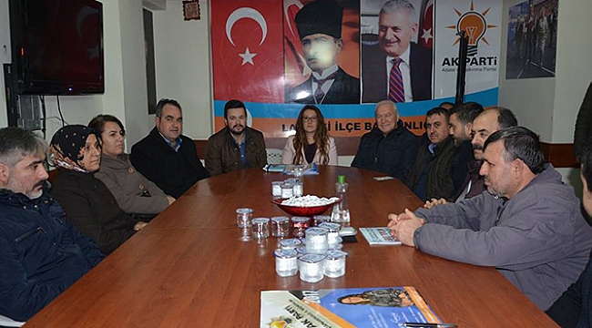 AK Parti İl Başkanı Karadağ'dan Lapseki Temasları