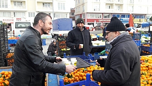 Altınok ve ekibinden esnafa çorba ikramı