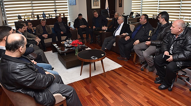 Başkan Gökhan, Konuklarını Ağırladı.
