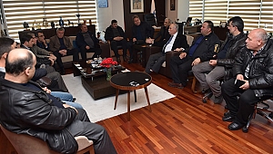 Başkan Gökhan, Konuklarını Ağırladı.