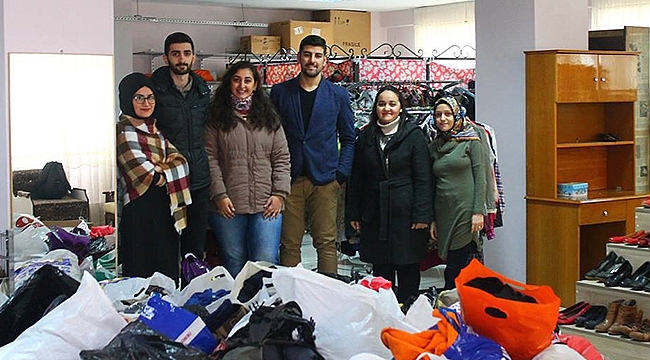 Belediye Sosyal Marketine bağışlar devam ediyor