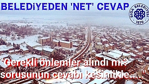 Biga Belediyesi'nden net cevap