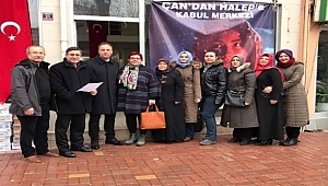 Çan'dan Halep'e destek