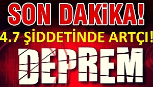 Çanakkale 4.7 şiddetinde sallandı!!!