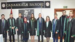 Çanakkale Barosunda ruhsat töreni gerçekleşti