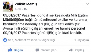 Çanakkale'de Okullar Tatil Edildi!