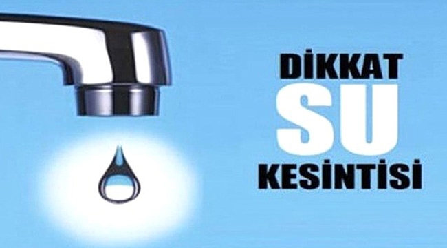 Çanakkale'de Su Kesintisi