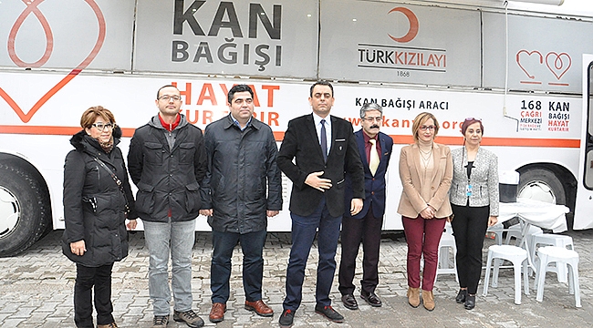 Çanakkale Devlet Hastanesinde kan bağışı