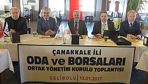 Çanakkale ili Odaları ve Borsalarından terörle mücadele deklarasyonu