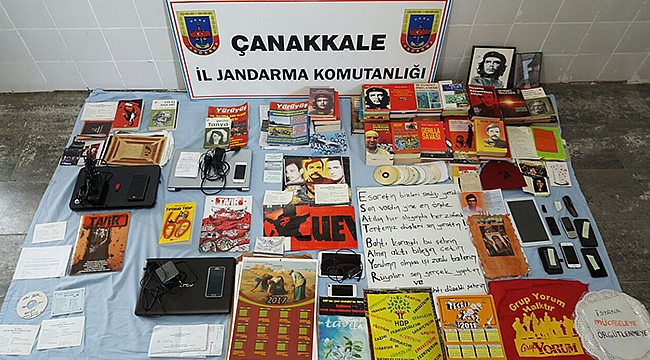 Çanakkle'de DHKP/C'ye yönelik terör operasyonu yapıldı