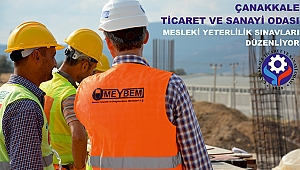 ÇTSO 21-22 Ocak 2017 tarihlerinde mesleki yeterlilik sınavları düzenliyor