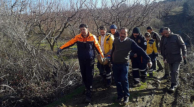 Dere Yatağında Mahsur Kaldı. İmdadına AFAD ekipleri yetişti.