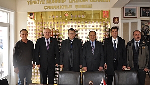 İl Özel İdaresi Genel Sekreteri Muharip Gaziler Derneğini Ziyaret Etti