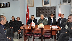 İl Özel İdaresi Genel Sekreteri Muhtarlar Derneğini Ziyaret Etti