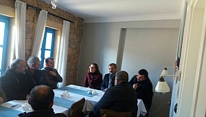 Karadağ Bozcaada'da temaslarda bulundu