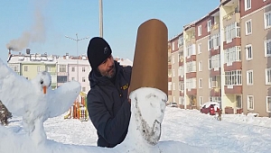 Kardan Semazen Heykeli yaptı