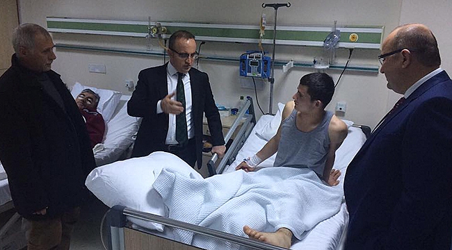 TURAN ve GİDER Çanakkaleli Gaziyi GATA'da ziyaret etti