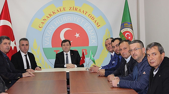 Vali'den Çanakkale Ziraat Odasına Ziyaret