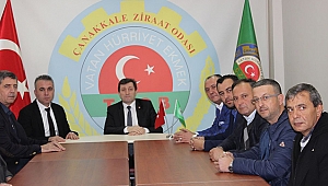 Vali'den Çanakkale Ziraat Odasına Ziyaret
