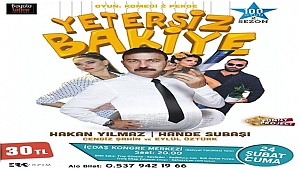 Yetersiz Bakiye Çanakkale'de sahnelenecek...