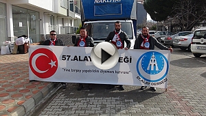 57. Alay Derneğinden Depremzedelere Yardım