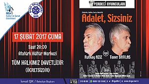 Adalet Sizsiniz oyunu, tiyatroseverlerle buluşmaya devam ediyor.