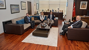 Başkan Gökhan, Konuklarını Ağırladı