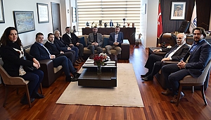 Başkan Gökhan, Konuklarını Ağırladı