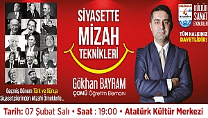 Bayram, siyasette mizahı anlatacak