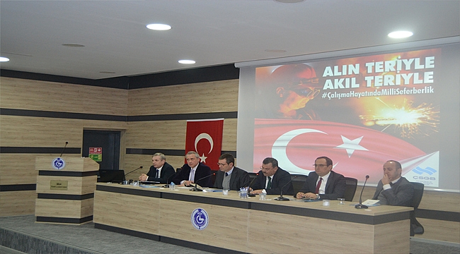 Biga'da "Çalışma Hayatında Milli Seferberlik" Toplantısı Yapıldı