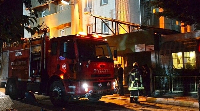 Biga'da Korkutan Yangın!