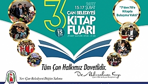 Çan Belediyesi 3. Kitap Fuarı Açılıyor