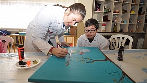 Geleceğin Sanatçıları Çan Belediyesi Sanat Atölyesinde Yetişiyor